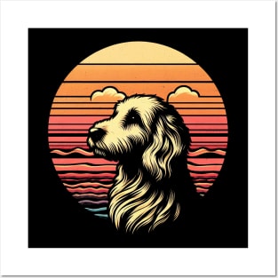 Retro Goldendoodle Posters and Art